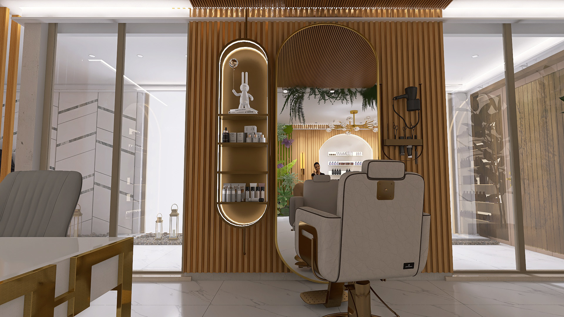 INTERIOR DESIGN BEAUTY SALON / DISEÑO SALON DE BELLEZA-8