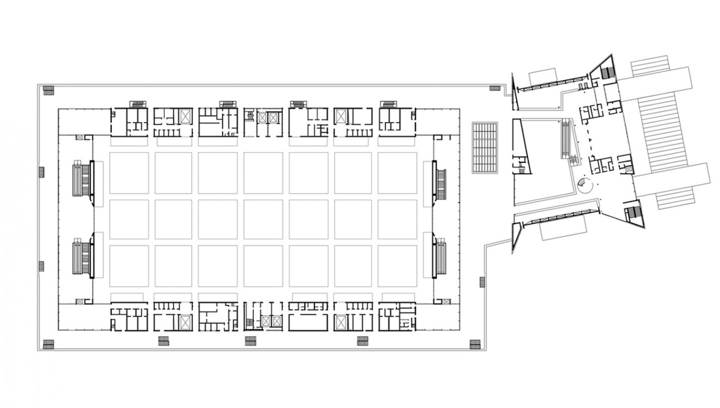 Messehalle 11 und Portalhaus FFM Messeneubauten-37