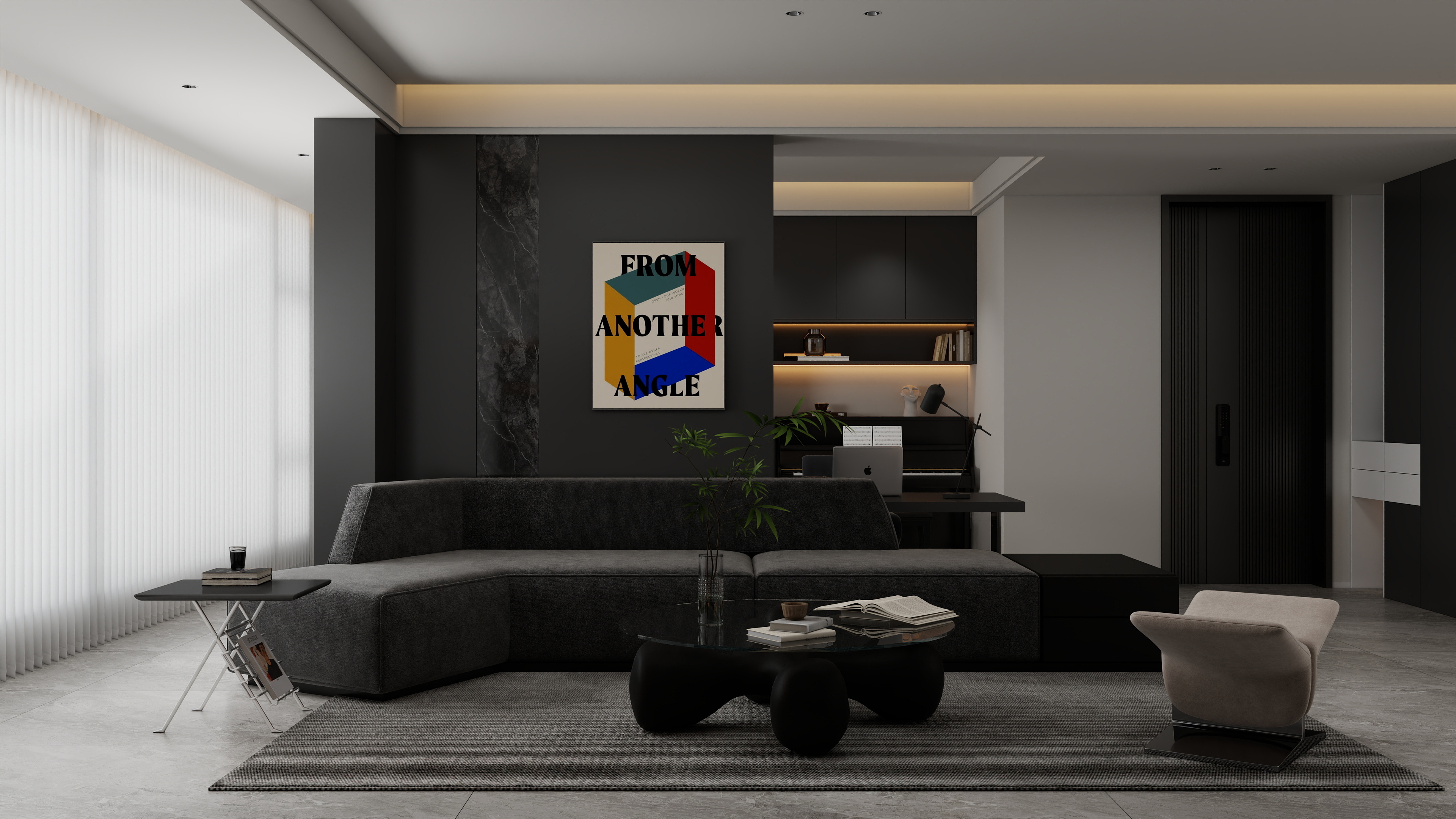 《星汇云城·墨白序曲》极简现代整装设计丨中国广州丨广州市至雅设计装饰工程有限公司-53