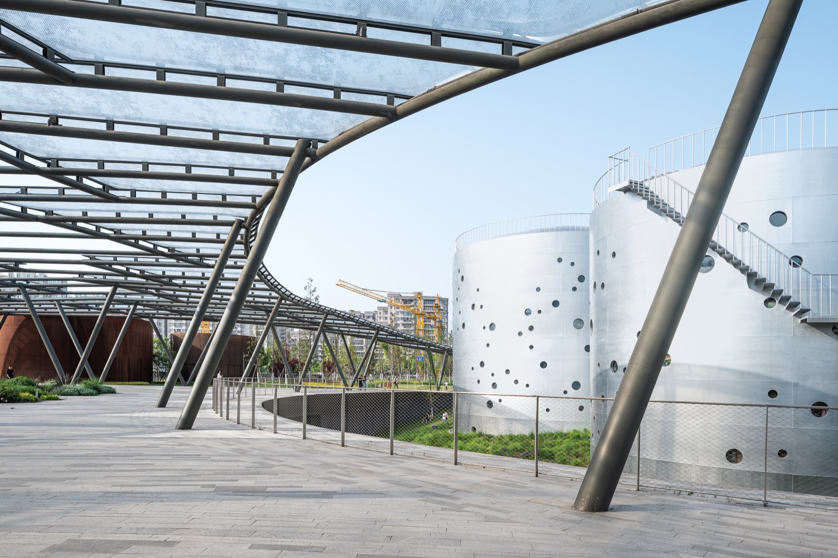 小河公园，杭州 / 隈研吾建筑都市设计事务所-12