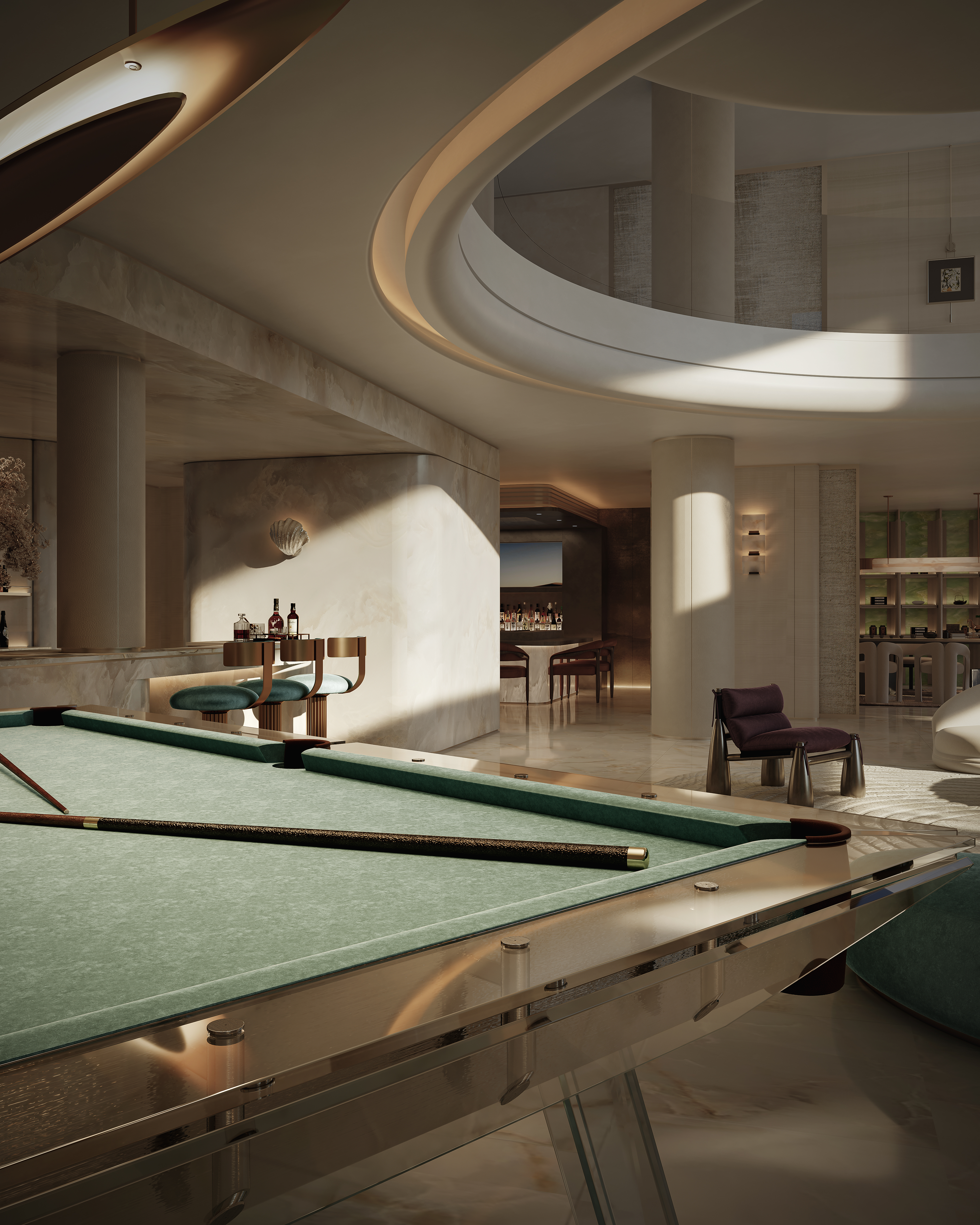 光与影的对话 住宅渲染项目 地下室-16