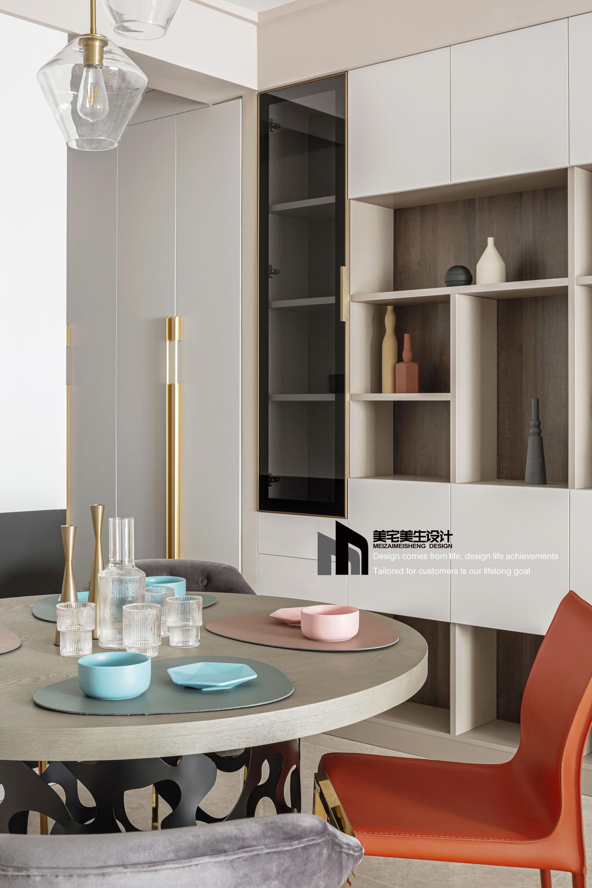 糖果色武汉公寓,打造浪漫梦幻空间-21