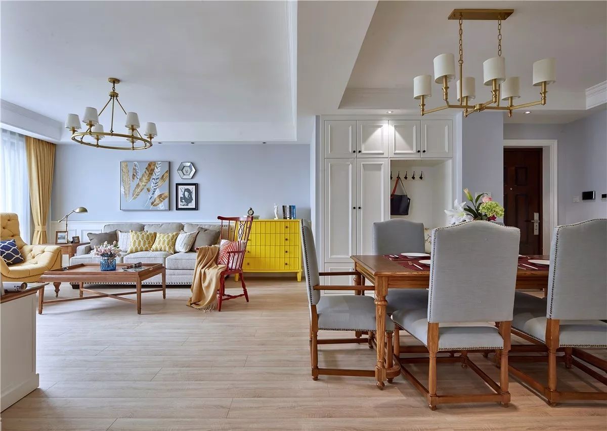 天津罗兰公馆 130㎡美式休闲风，诠释自由开放生活态度-25