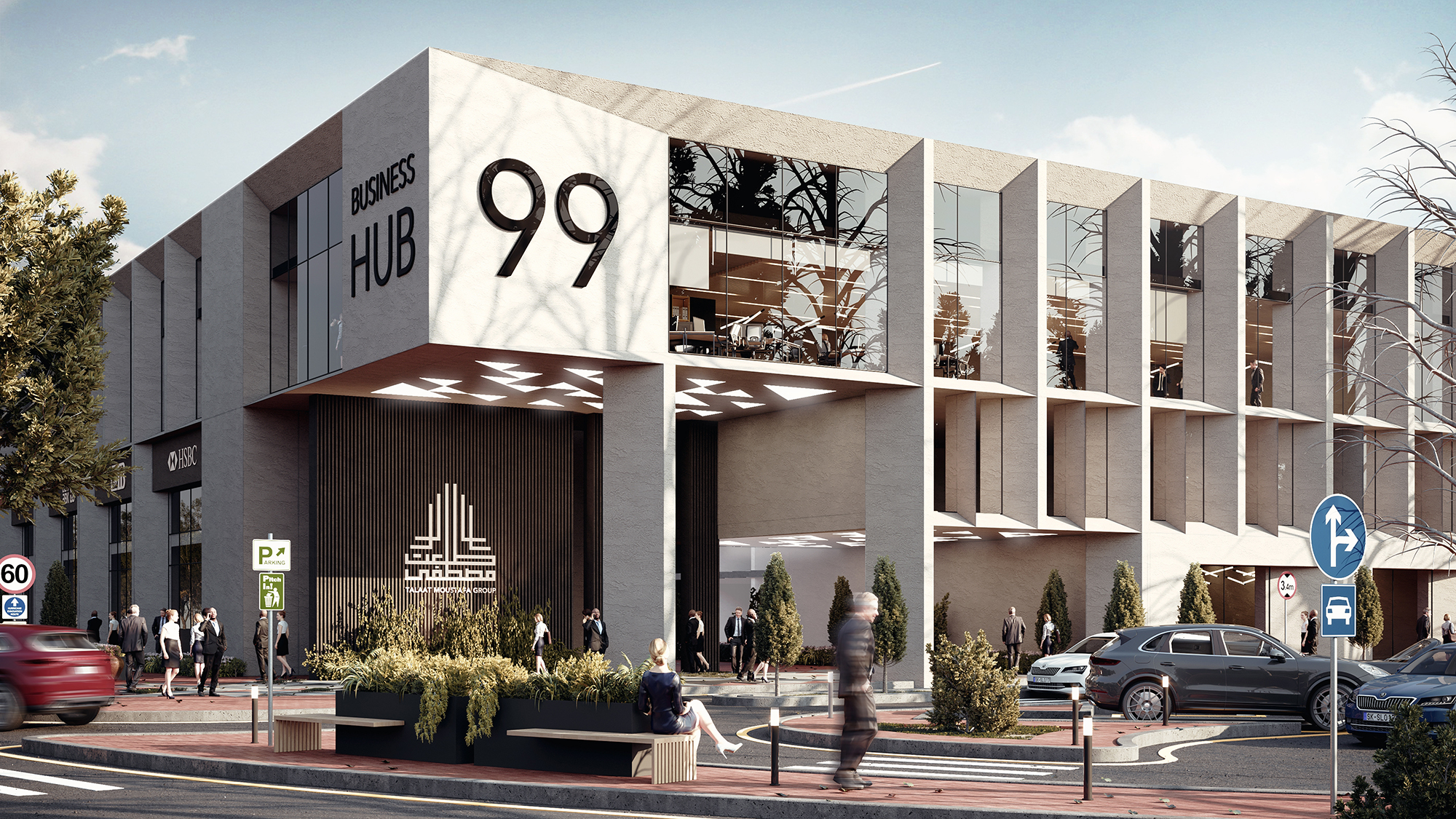 99 Business Hub 外立面设计丨埃及开罗丨Osama Abdelmohsen-15