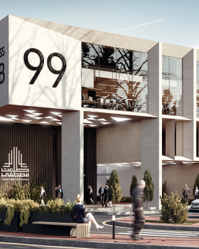 99 Business Hub 外立面设计丨埃及开罗丨Osama Abdelmohsen