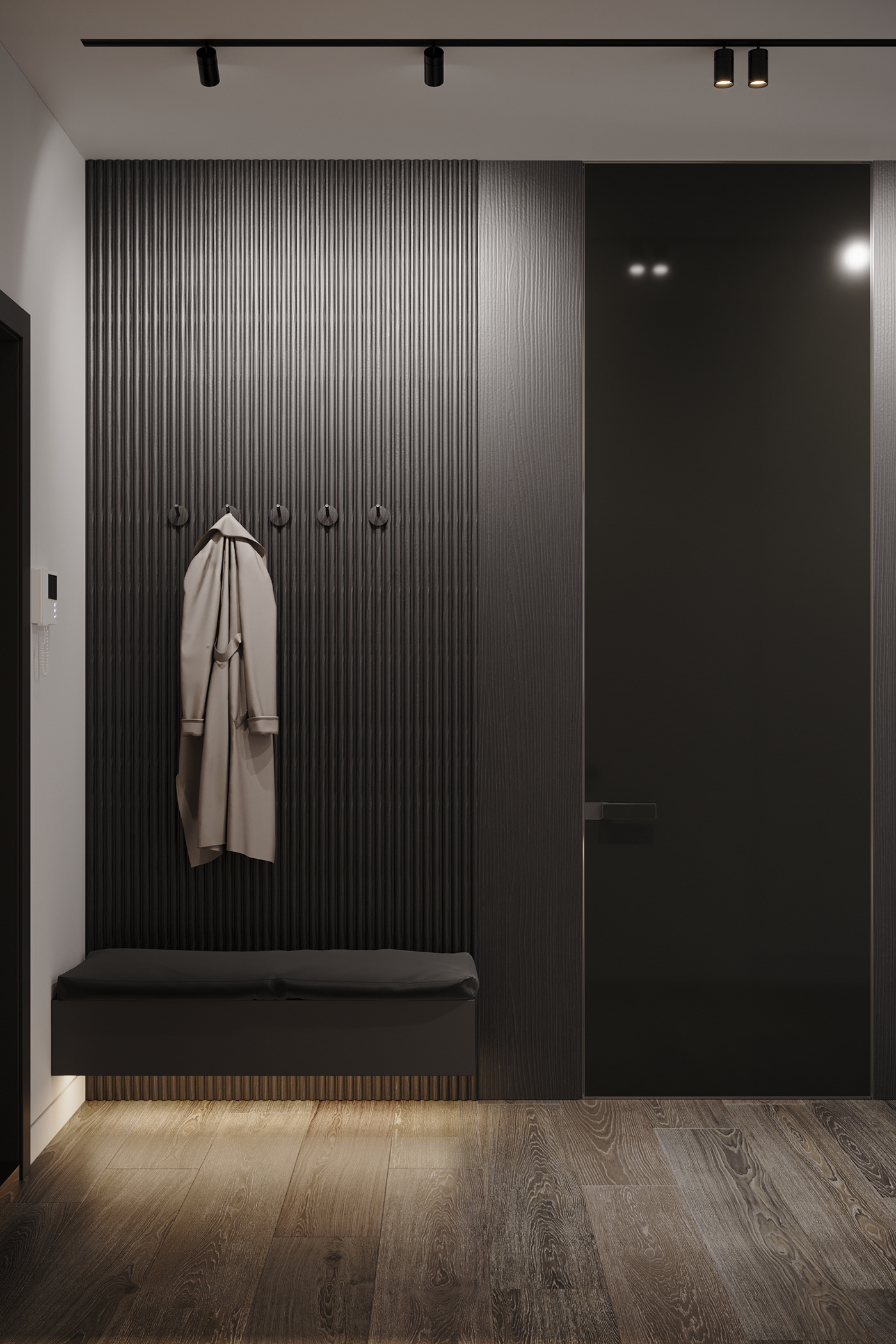 质感黑白灰空间设计  细节超多-10