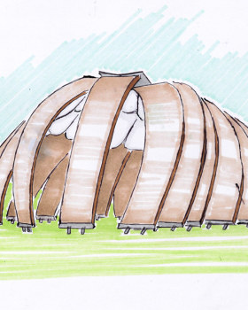 为库埃龙市音乐学校创建活动空间丨法国丨Thuaud Jean  Philippe（室内建筑师兼设计师）