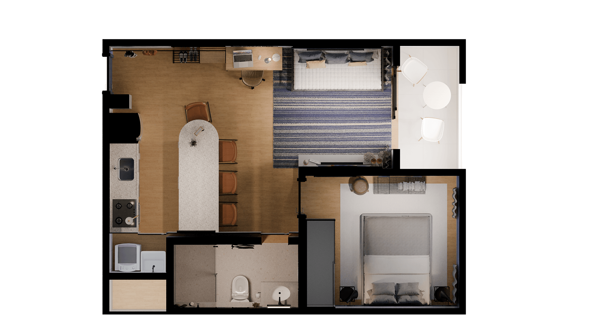 爱彼迎改革丨巴西马托格罗索丨Estudio Flô-5