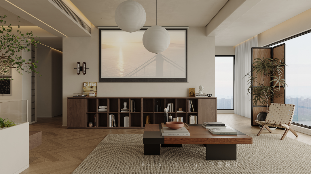 合肥150㎡中古风婚房设计丨中国合肥丨安徽飞墨设计组-19