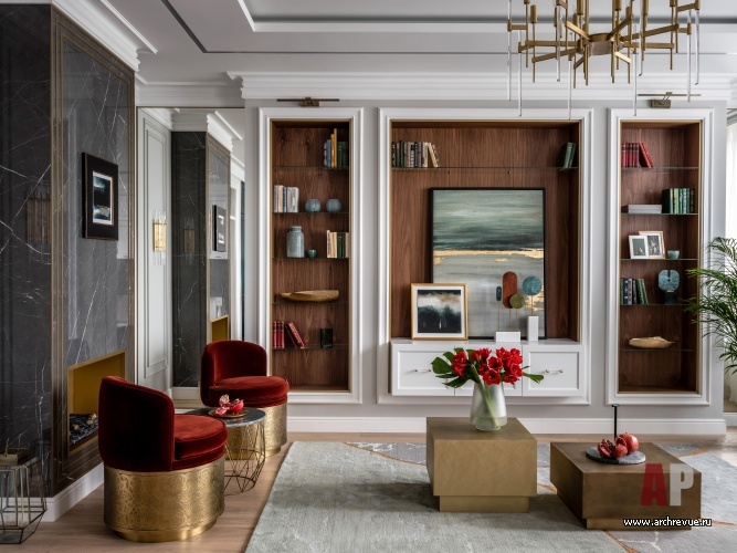ЖК «Резиденции Сколково» 三室公寓室内设计丨Rubleva Design（设计师 Мария Рублева）-19