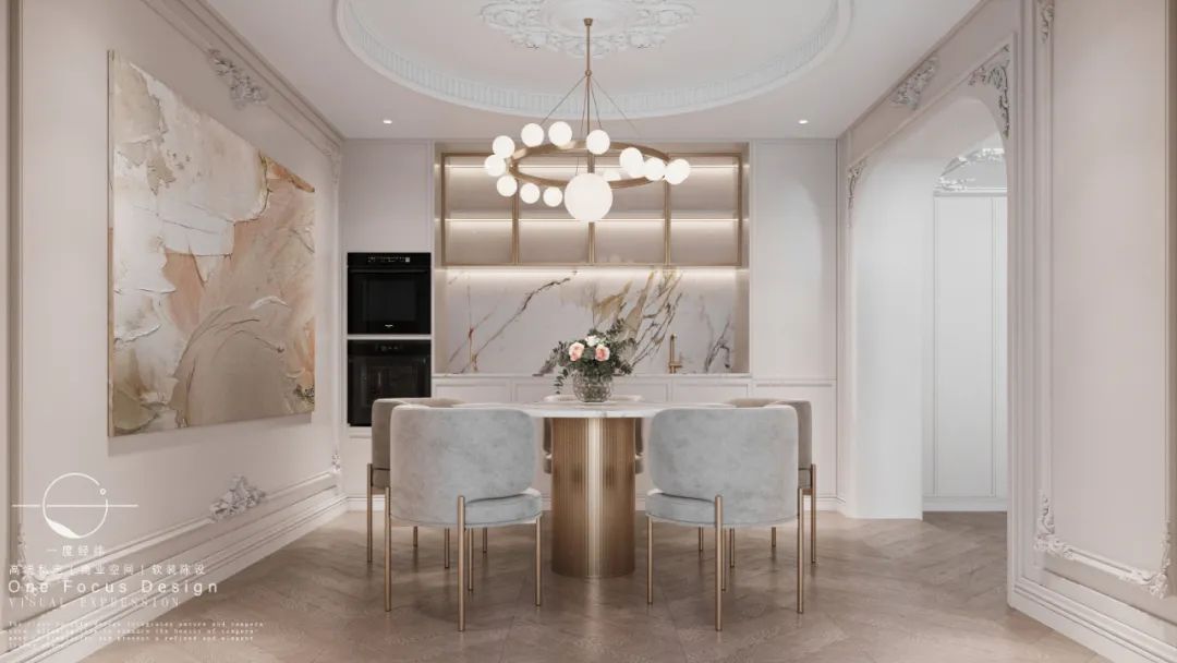深圳雅岚府邸 · 法式轻奢浪漫温馨家居设计丨中国深圳丨专注深圳高端私宅设计团队-23
