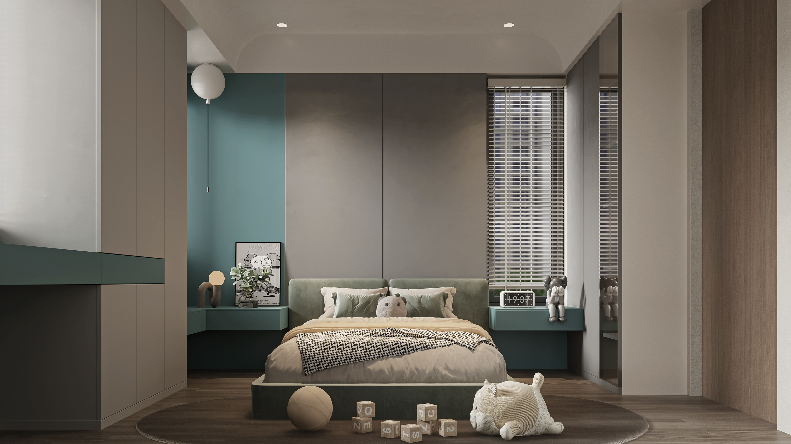 现代家装客餐厅卧室   效果图表现-22