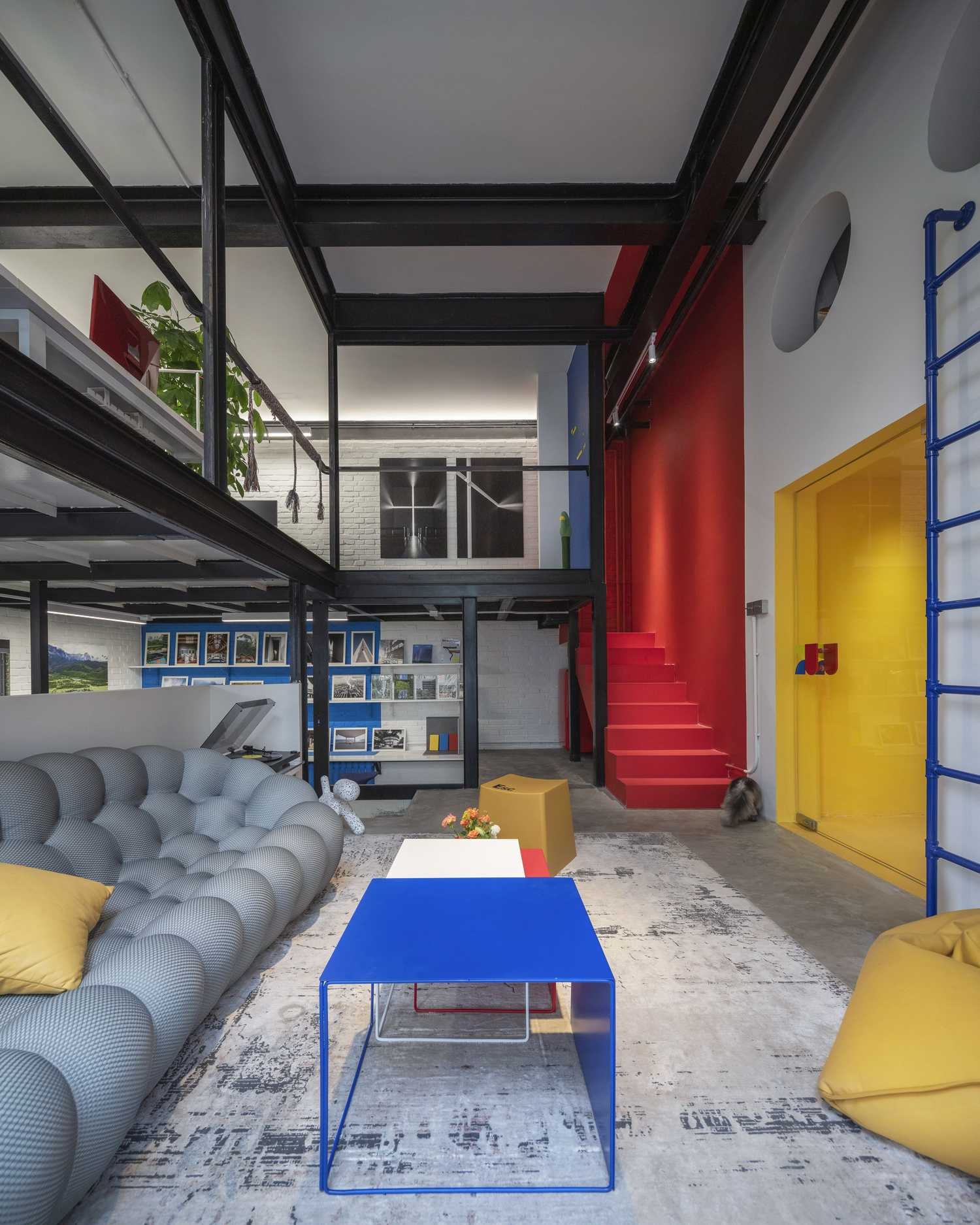 蒙德里安虫洞  UK Studio Office丨中国北京-22