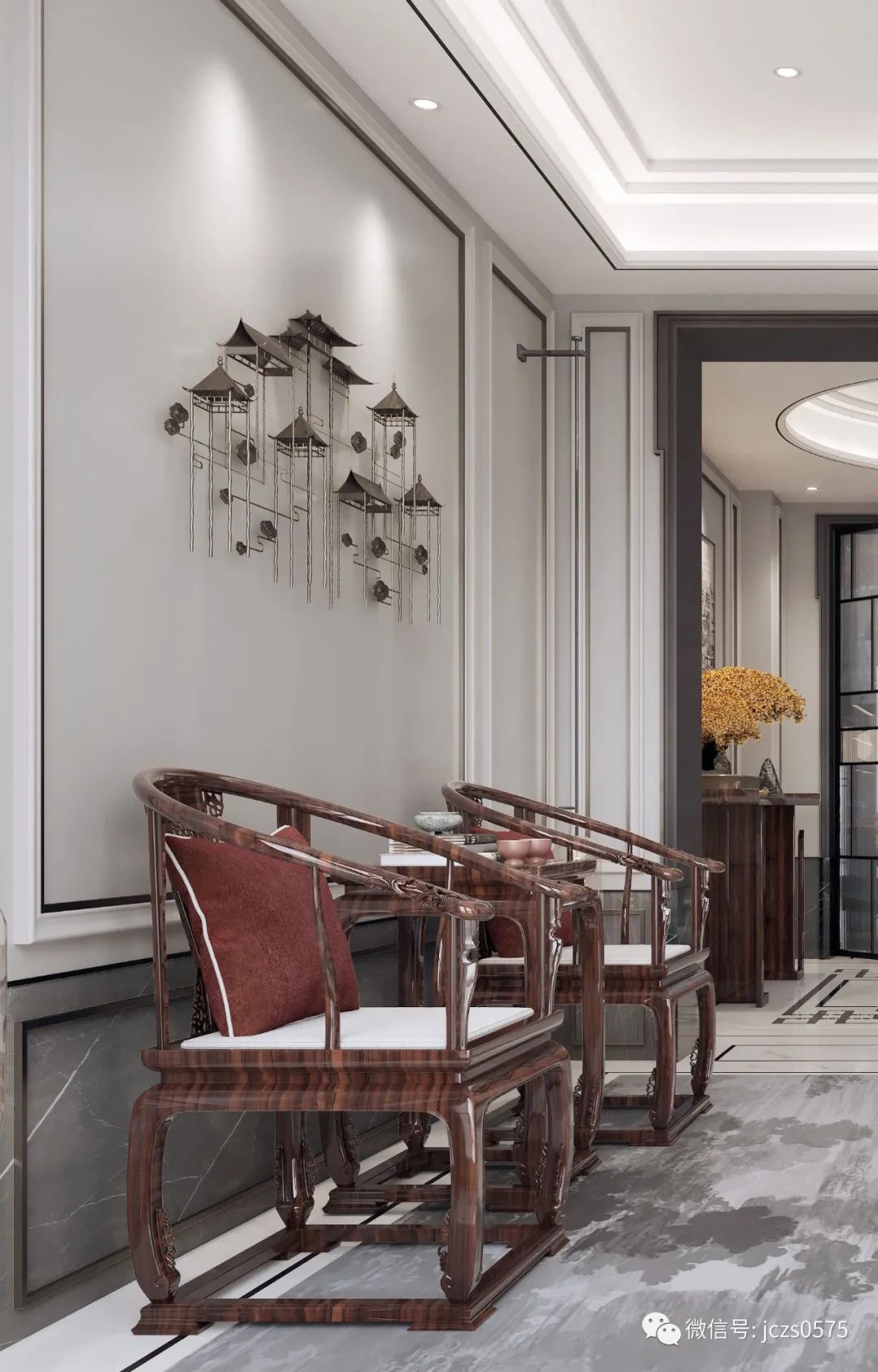 绍兴景瑞尚府 | 东方情怀的室内设计演绎-100
