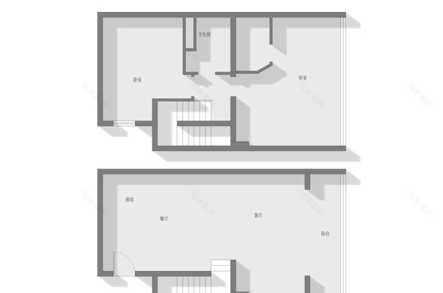 三人居跃层简约之家-49