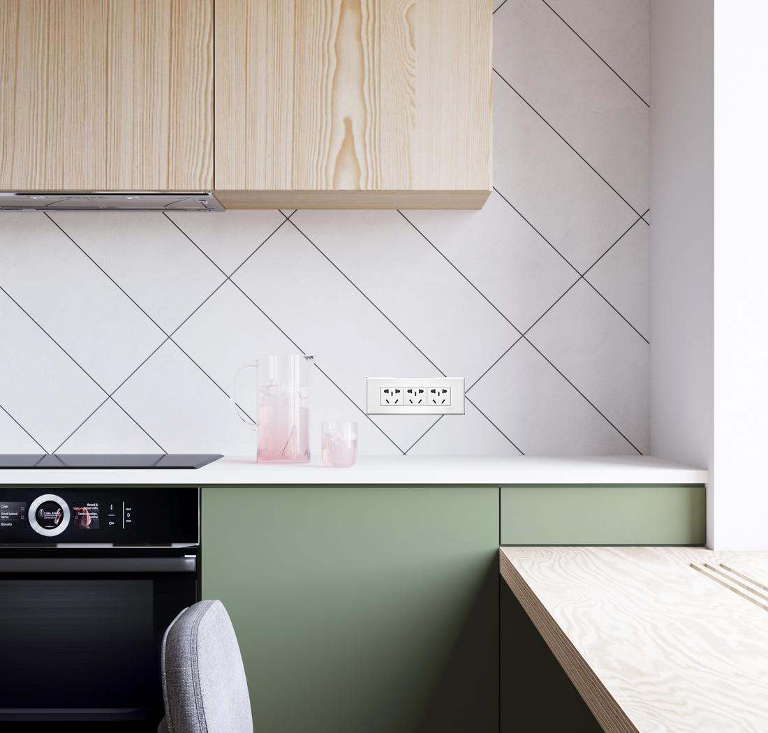 潮白河畔的幸福绿意居所室内设计-9