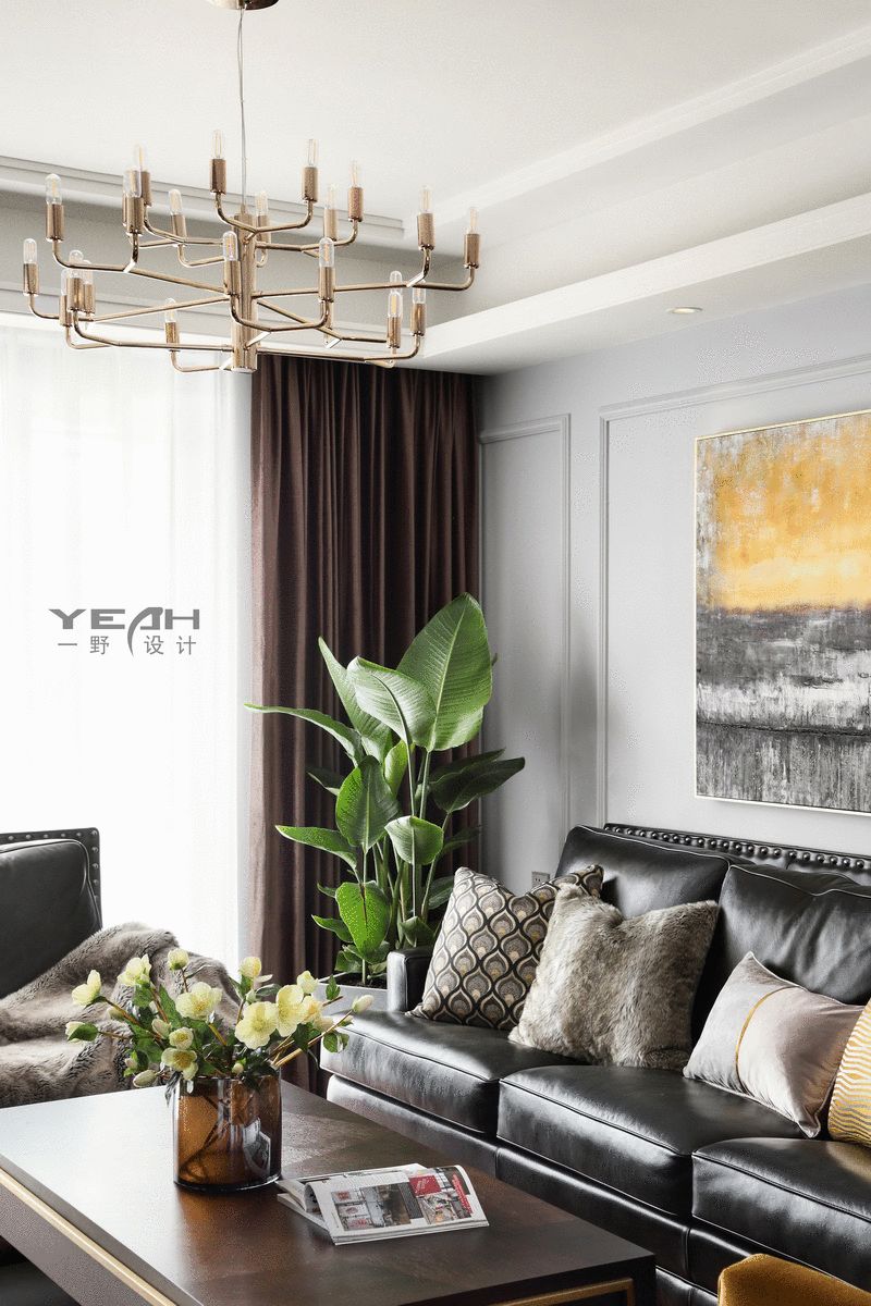 现代美式家,金属线条与少女心的完美结合-22