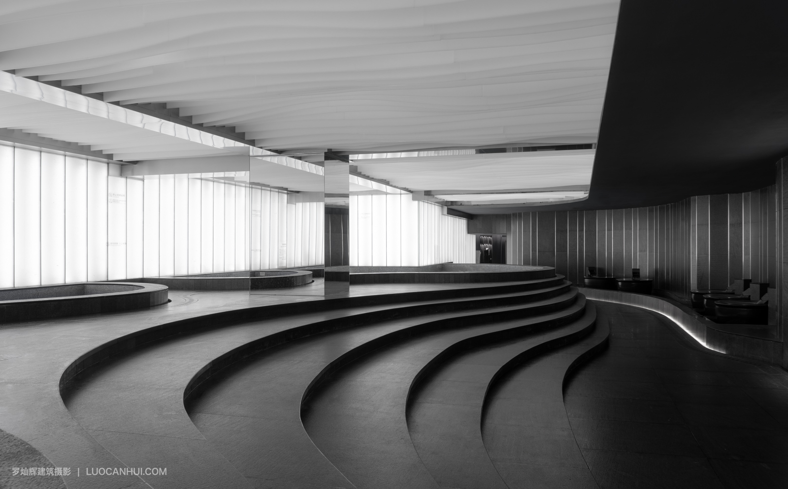 汤崎温泉 SPA 水疗室内空间设计，洗浴中心丨中国深圳丨严逸飞建筑都市设计事务所-8