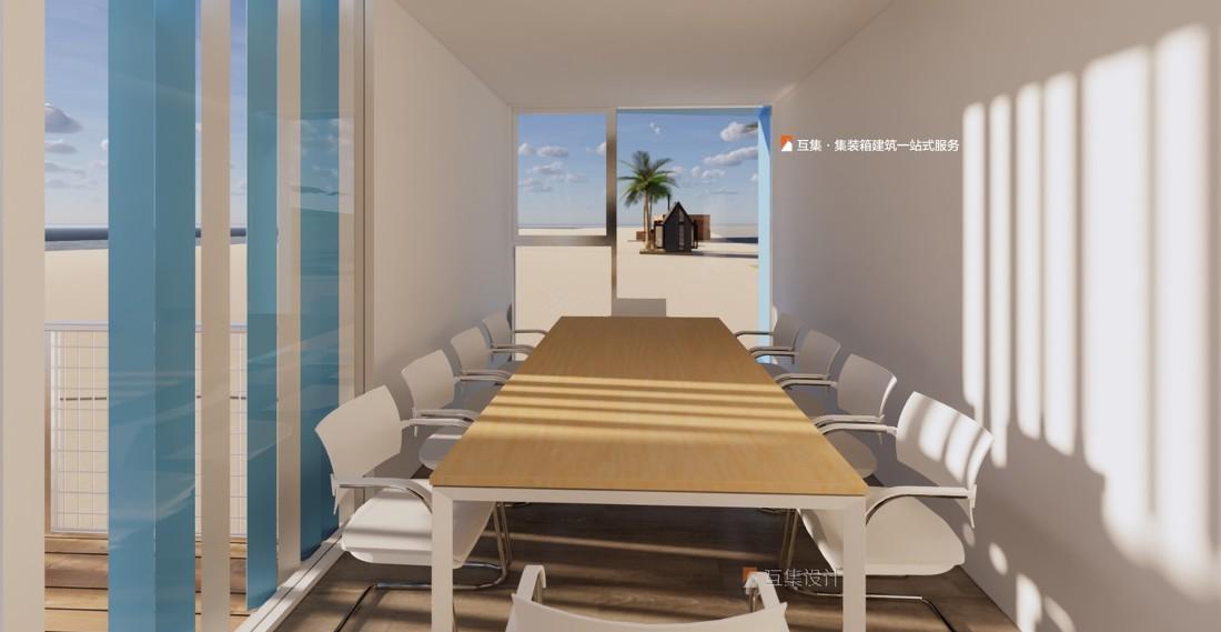 
首钢东戴河项目沙滩集装箱售楼部 -2