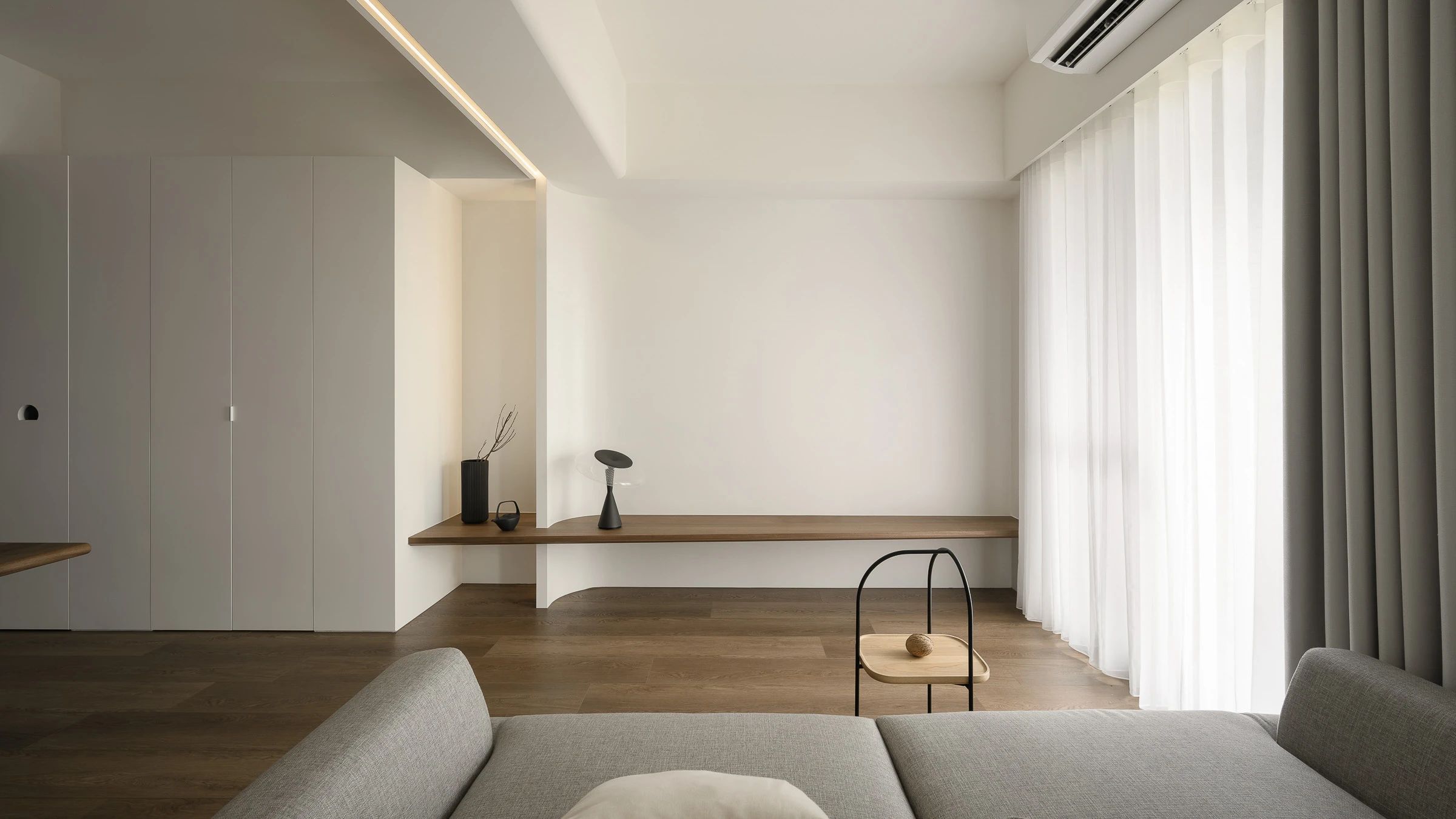 温润奶油风居家空间丨寓子设计-79