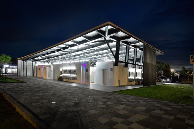 新營服務區公廁新建工程丨中国台南丨林憲忠建築師事務所,郭晉忠建築師事務所-33