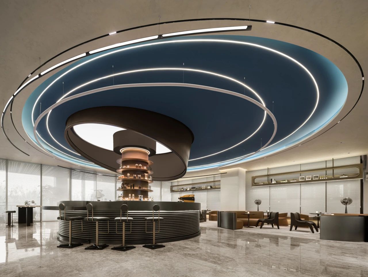 杭州越秀星际TOD售楼处丨中国杭州丨曼图设计八所-21