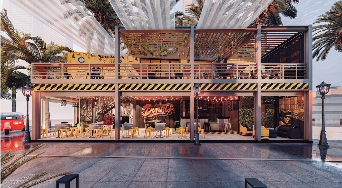 打造24小时夜生活，别具一格的集装箱特色商业街！-3