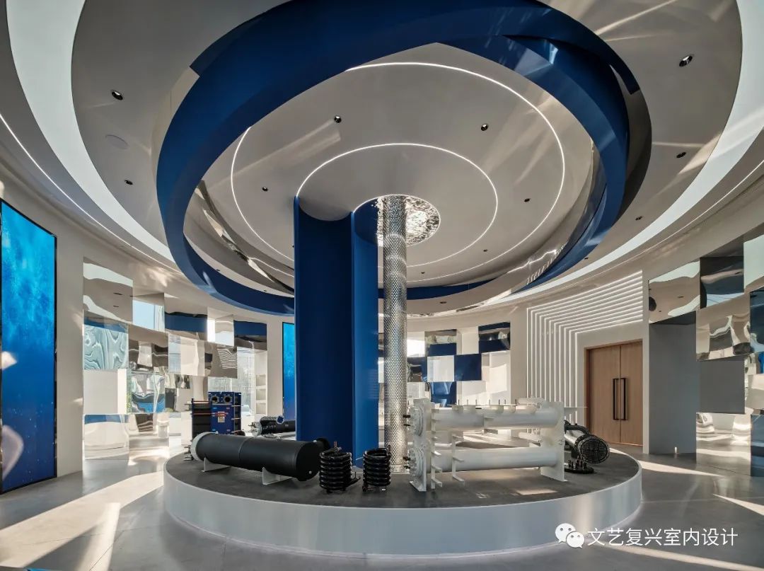 夏邦壳管式换热器展厅丨文艺复兴室内设计-11