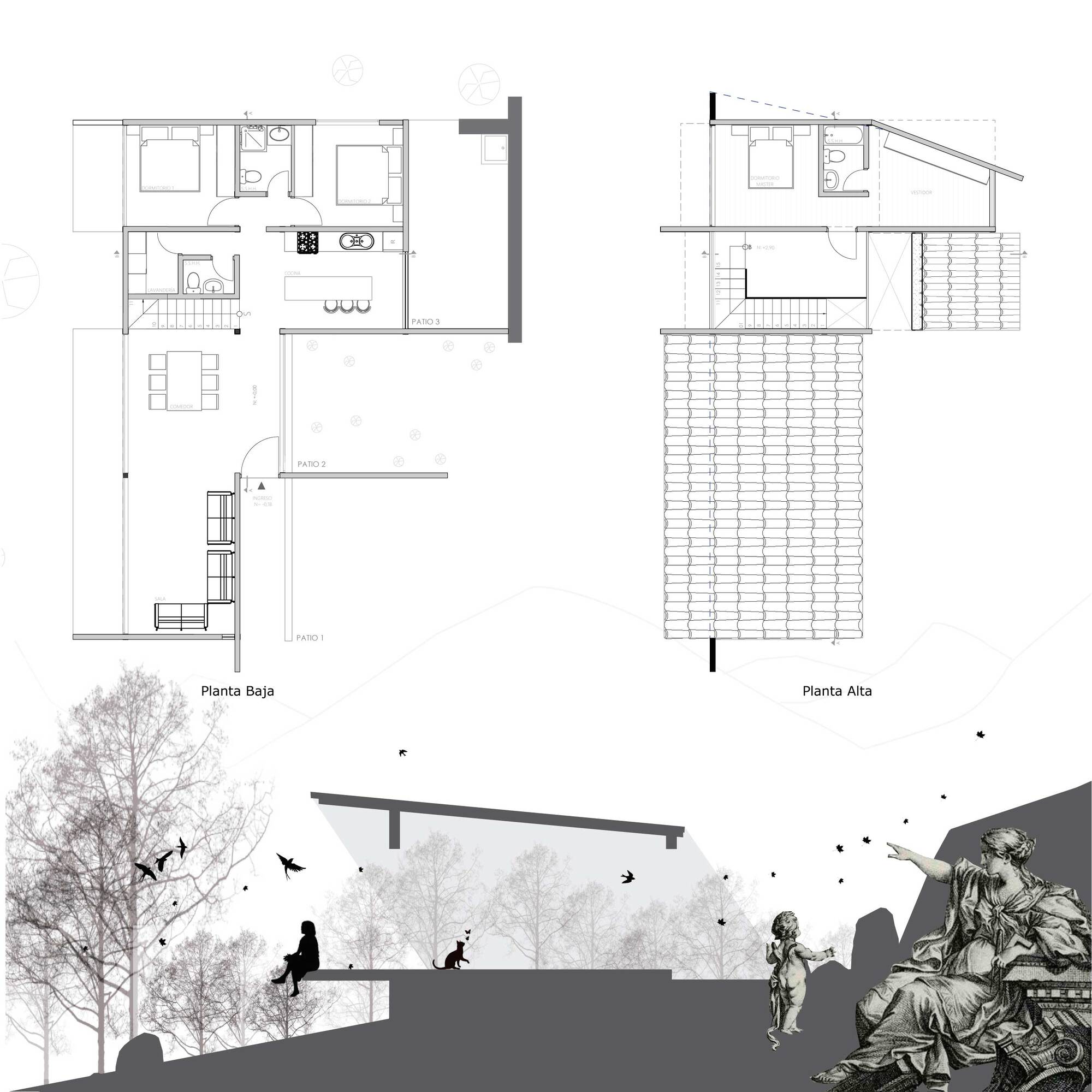 房子分支和岩石丨厄瓜多尔丨Ruptura Morlaca Arquitectura-21