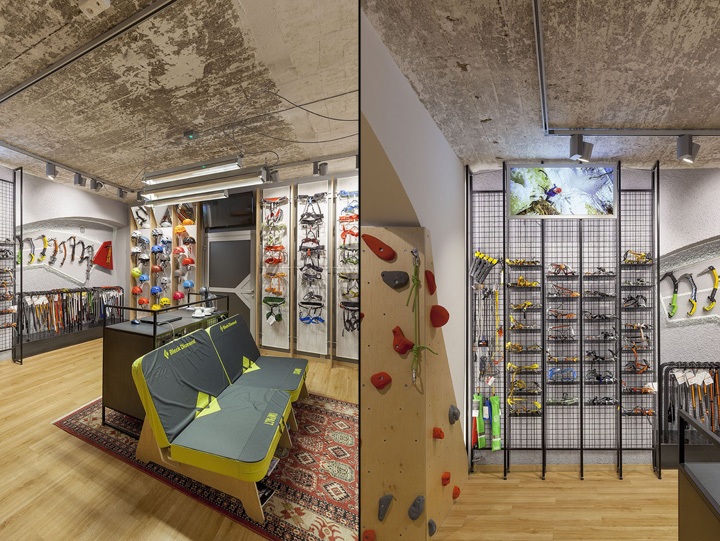 波兰 Poznan 地下攀岩装备店设计-31