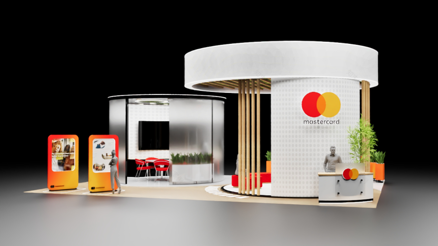 Mastercard 30·40 展位设计-2