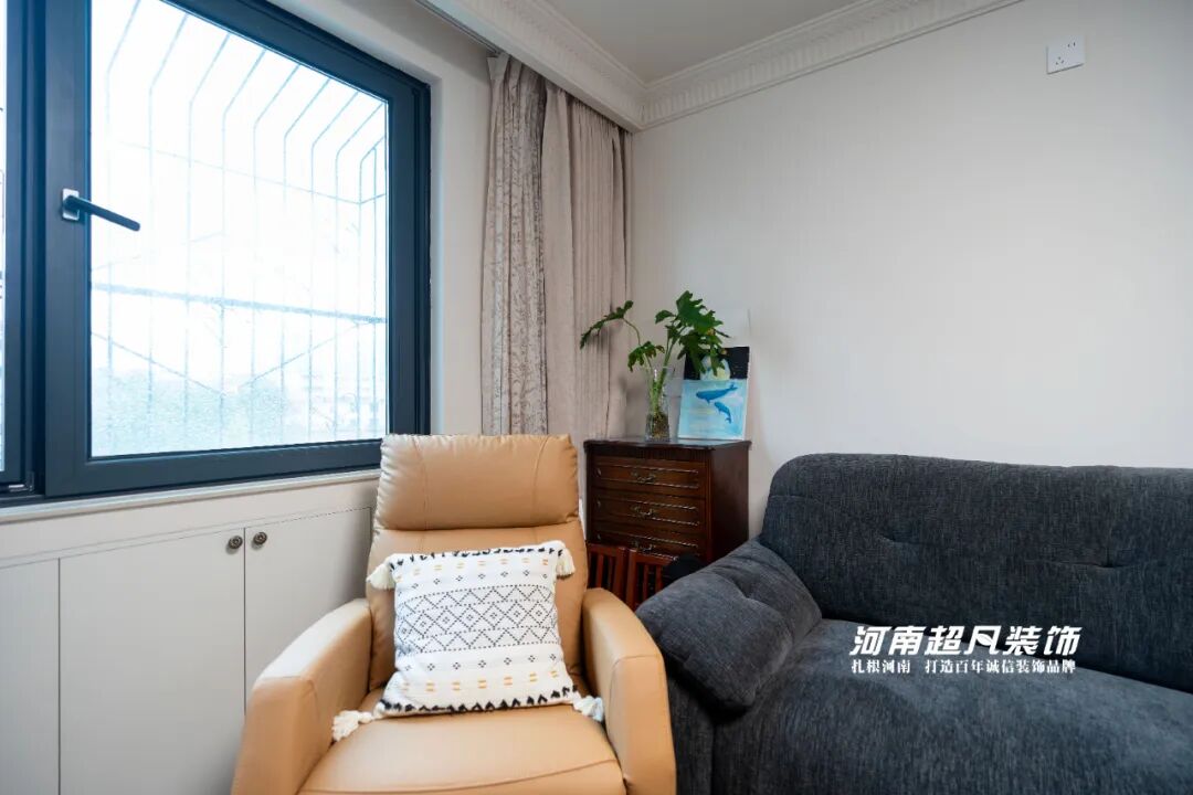 完工首发丨管城区金城街30号院，123㎡老房翻新，美式复古设计，优雅低调绽放-68