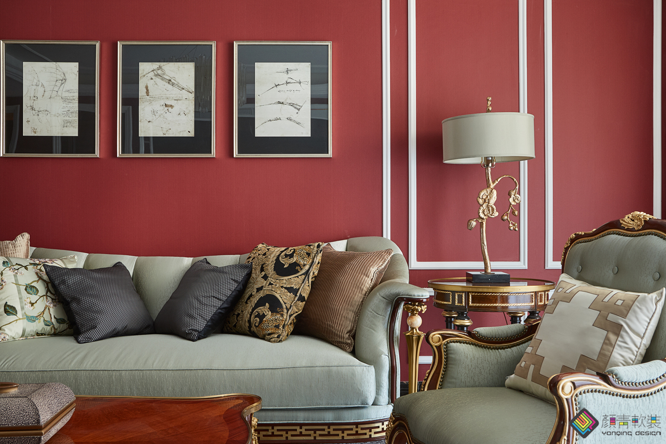 辰佑设计·颜青软装作品【赛文的九一年】-18