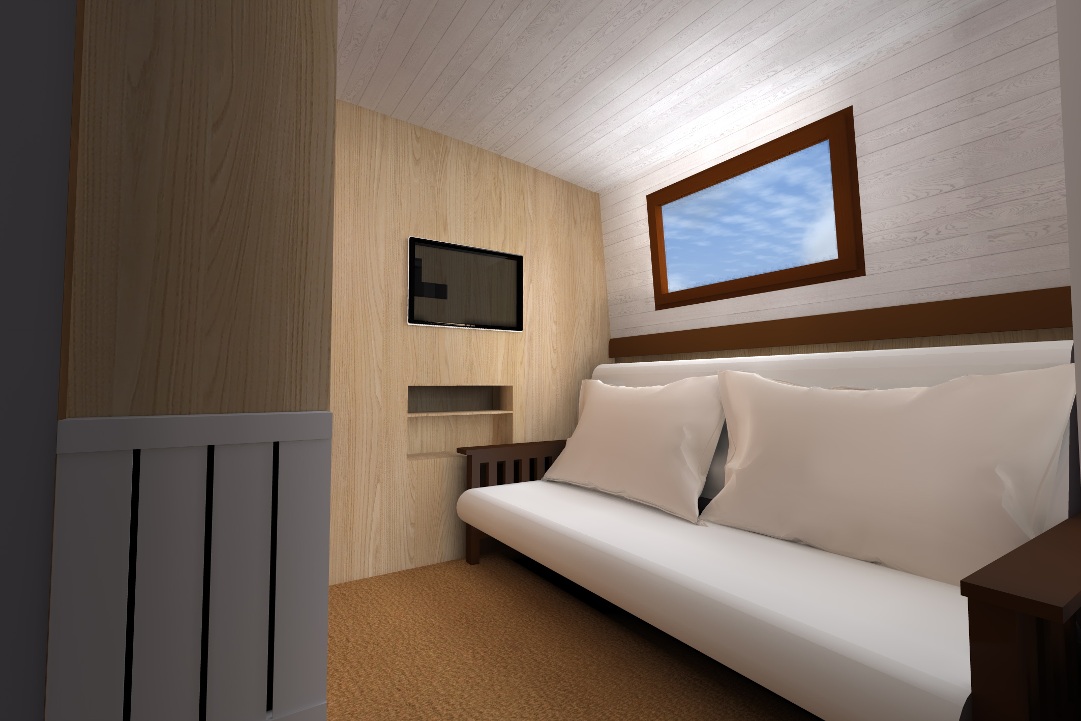 CANAL BOAT WHEELHOUSE concept 2014-12