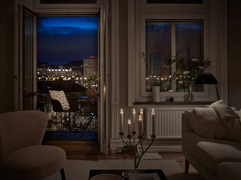 斯堪的纳维亚风复式公寓 | 简约温暖的米色空间-25