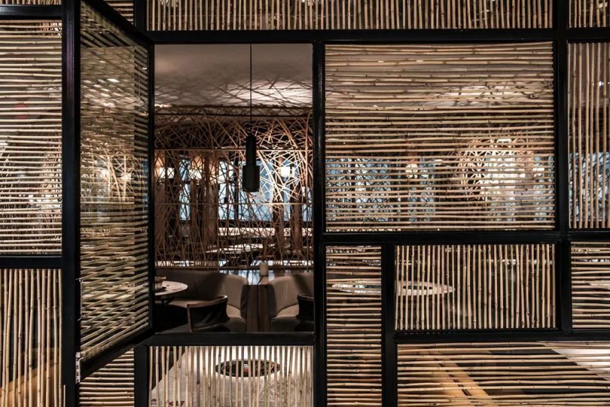 竹影清风,品味东方优雅——无锡山海津餐厅设计-62