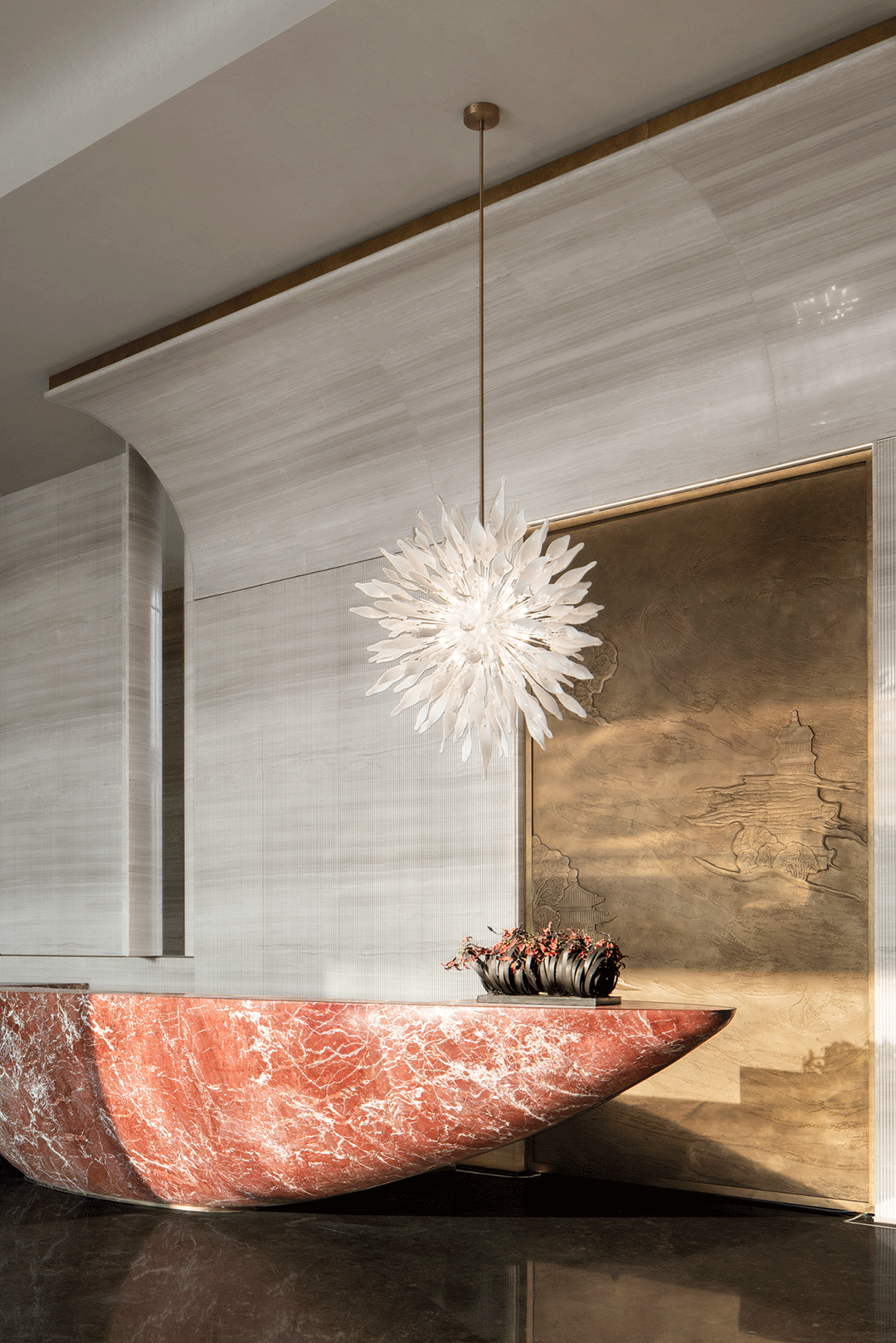 西安金地清峯上售楼处丨中国西安丨YuQiang Partners 于强室内建筑师事务所-11