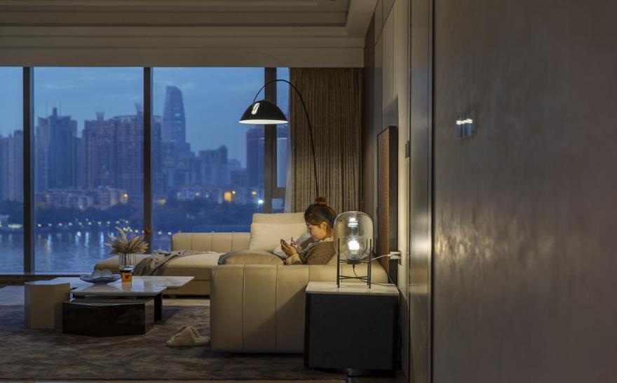 海珠半岛现代简约风室内设计-0