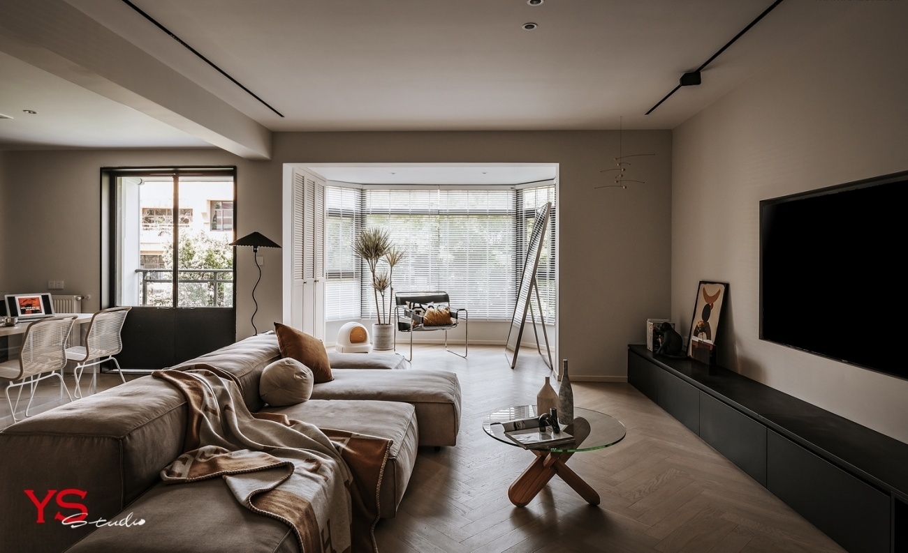 奶咖色之家 · 融合复古与极简的一室设计丨中国重庆-27