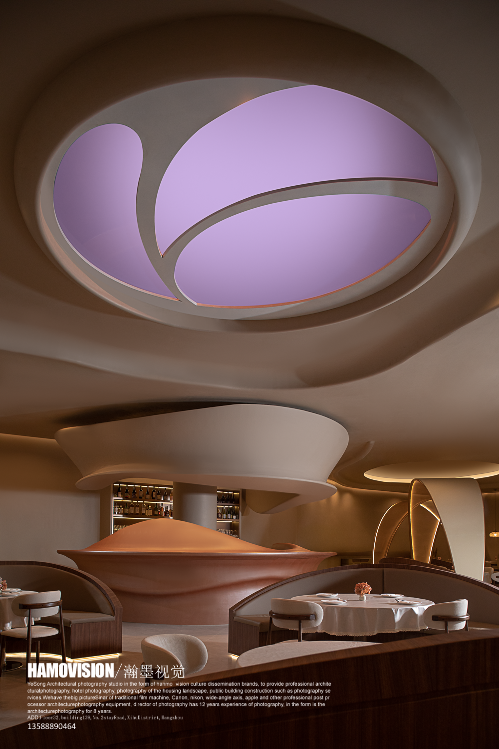 环球首发！×餐厅空间·有家餐厅·壹高|袁杰设计：引自然入室，绘沙海繁花之境-58