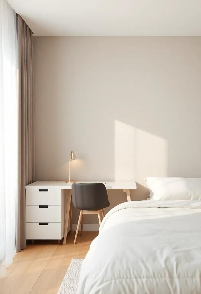 用时尚角落书桌改造小卧室-69