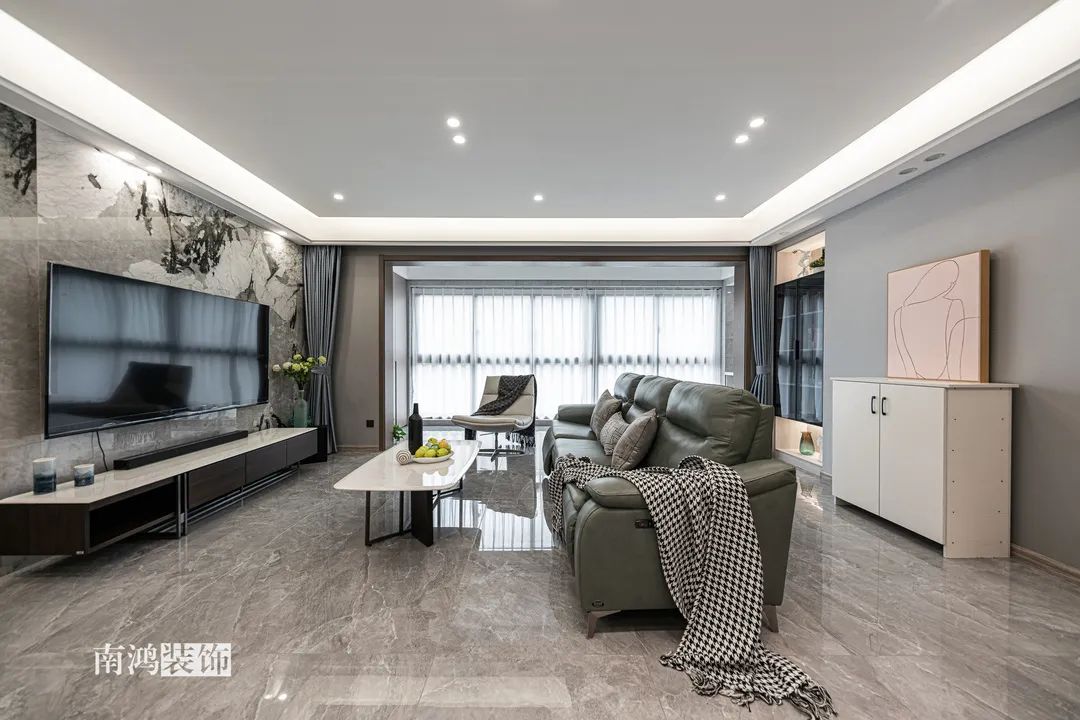 学成府 128㎡现代风格大平层设计丨浙江南鸿装饰-28