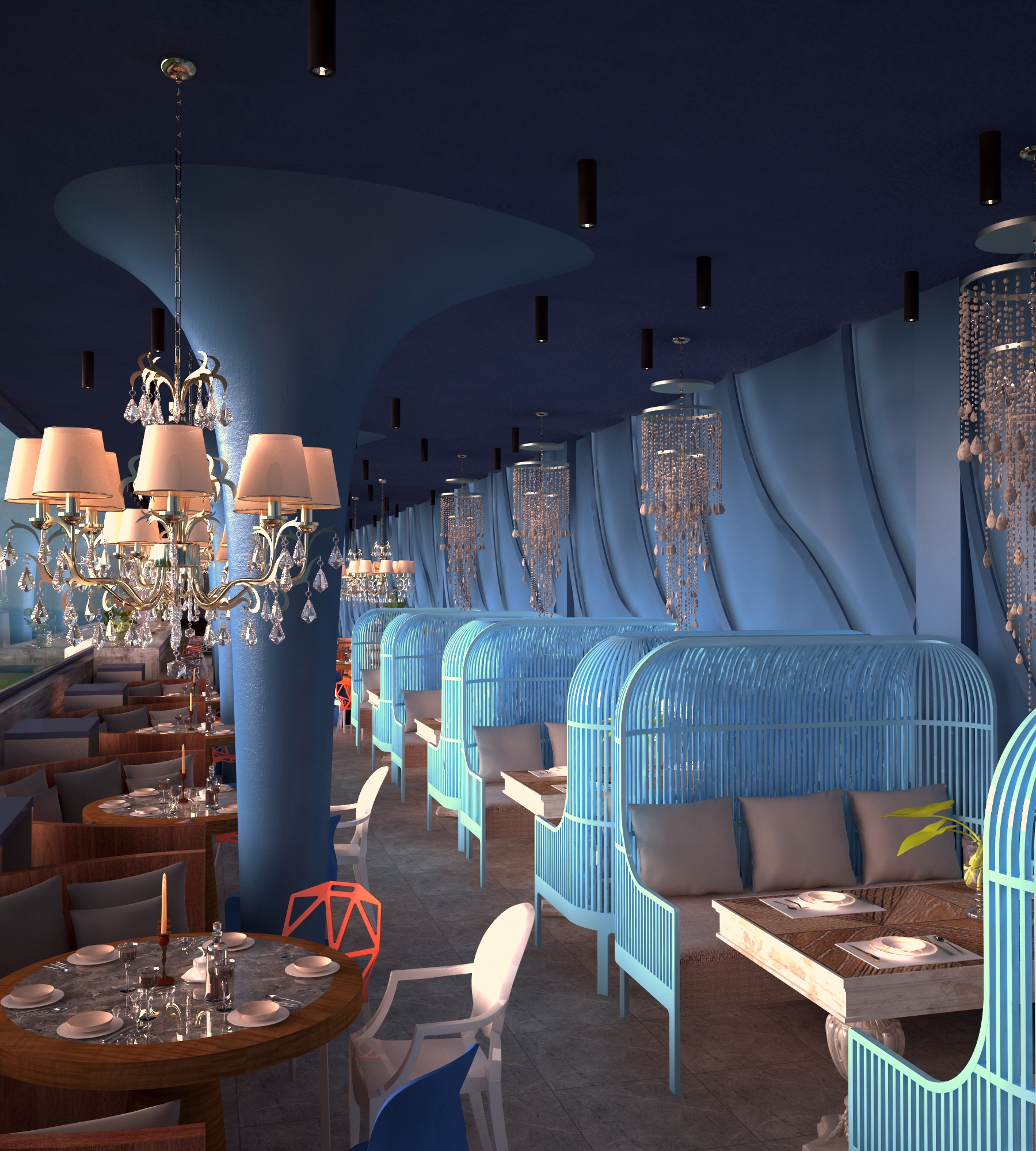 渔鱼生餐饮空间设计-3