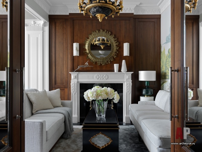 莫斯科彼得罗夫斯基林荫道经典风格三居室公寓设计丨俄罗斯莫斯科-11