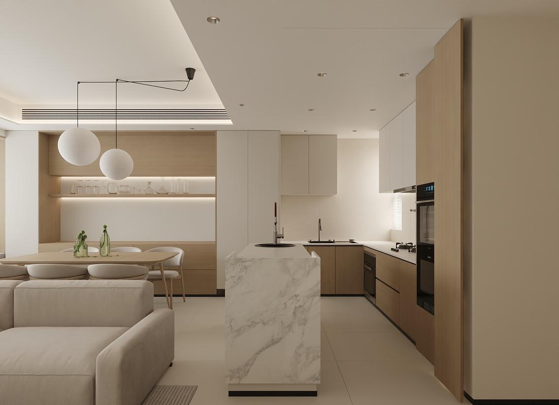 原木极简风跃层-8