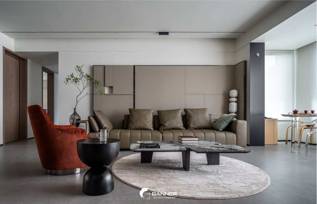 万达天樾现代简约风平层设计丨旗盛装饰首席设计师段峰-23