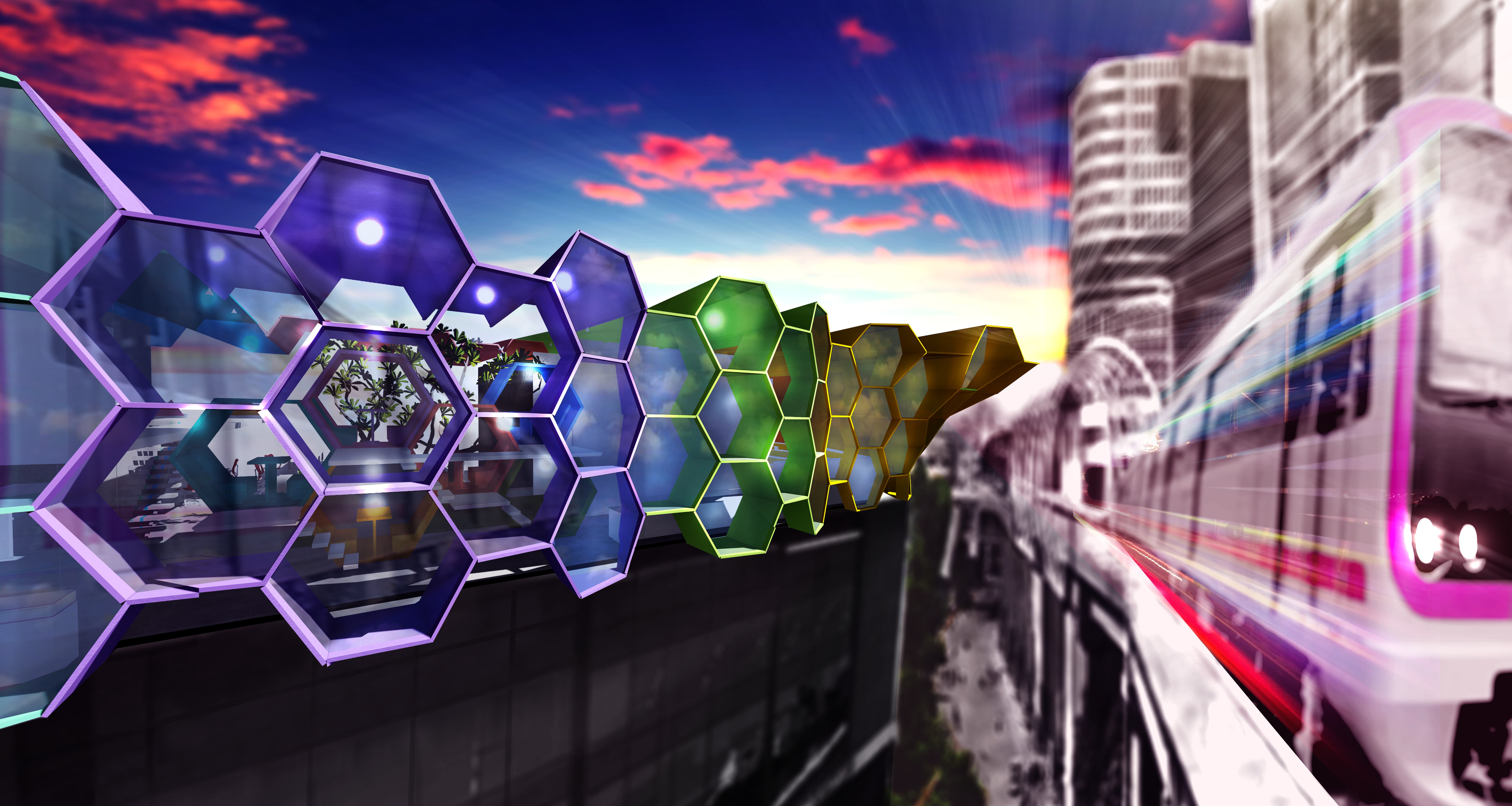 智能办公室设计，绿色与科技的完美融合-27