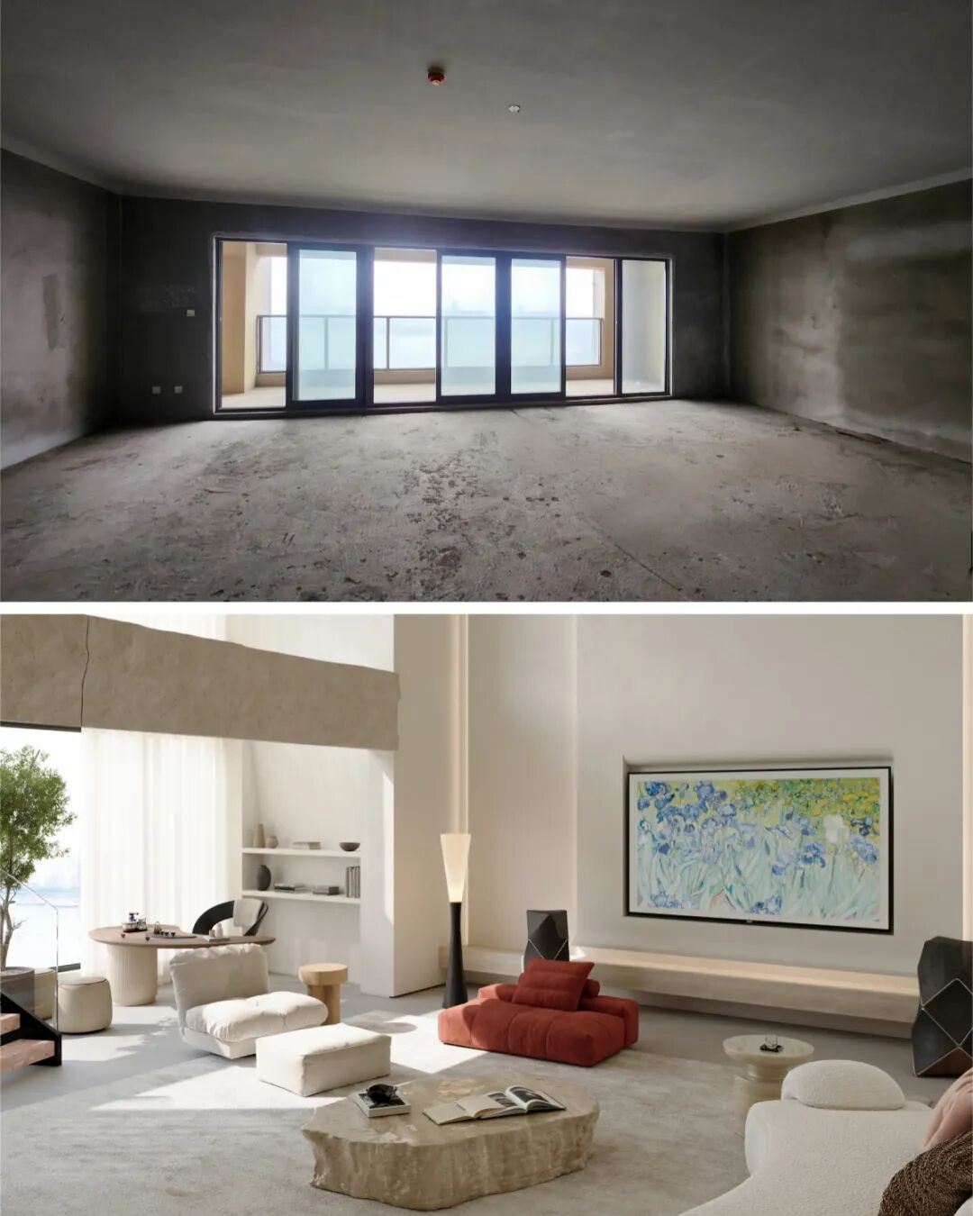 方案新作|550㎡滑梯复式，00后夫妻的自在游乐场-23