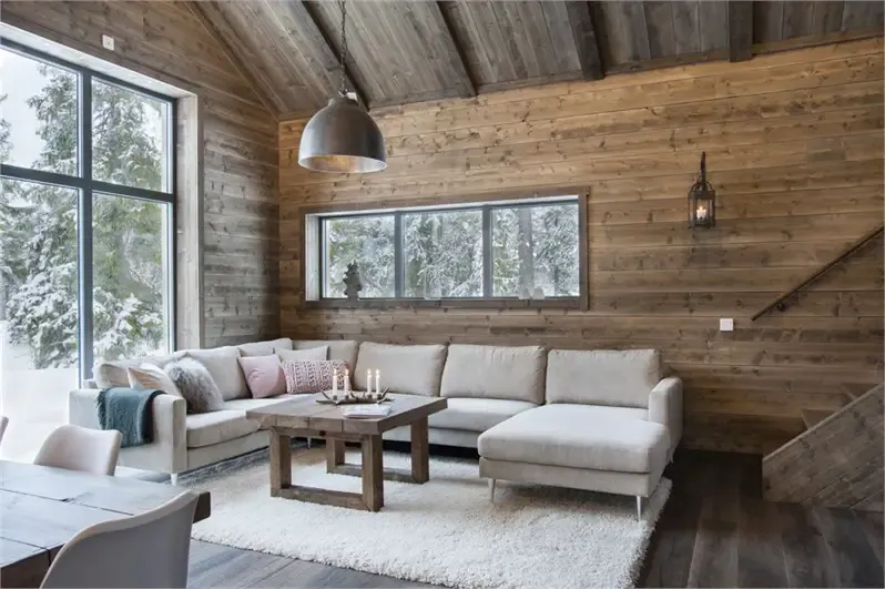 瑞典山间豪华木屋 | 传统与现代的完美交融-7