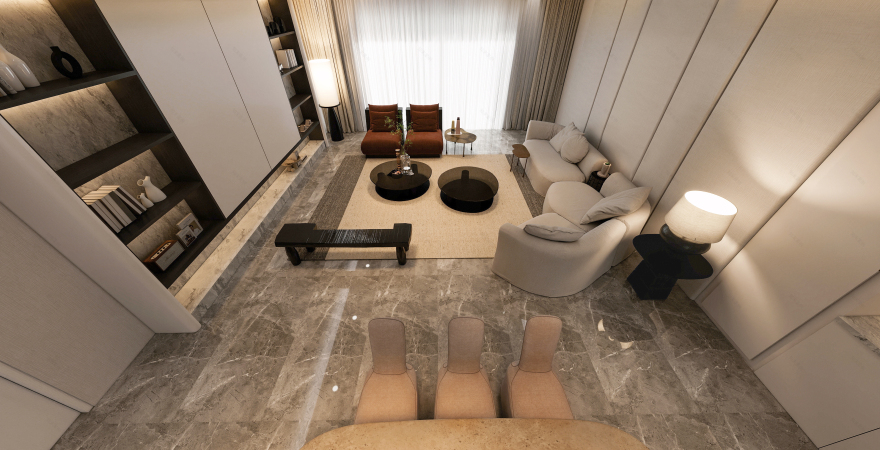 凤栖云庐#1301室样板间方案-1